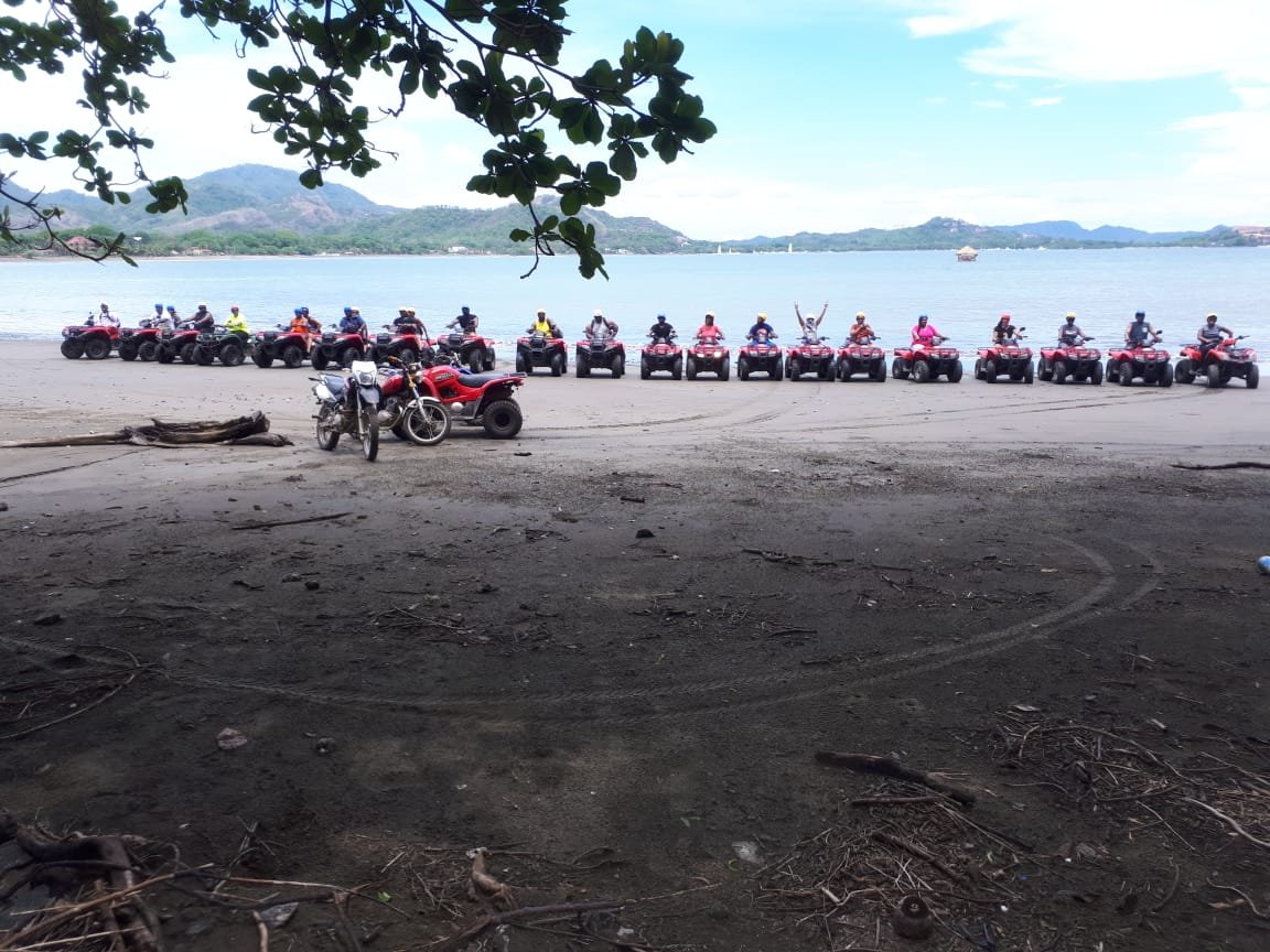 ATV group in Papagayo