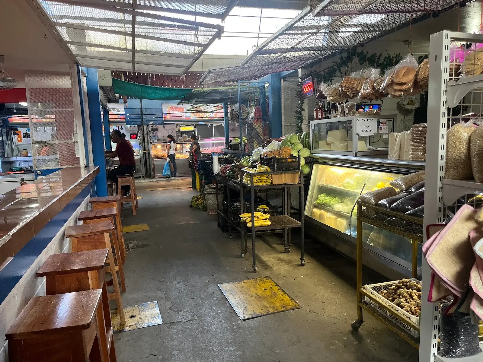 Traditional local market in Liberia Costa Rica